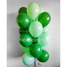 Фонтан воздушных шаров Зеленый