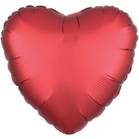 Воздушный шар сердце красное